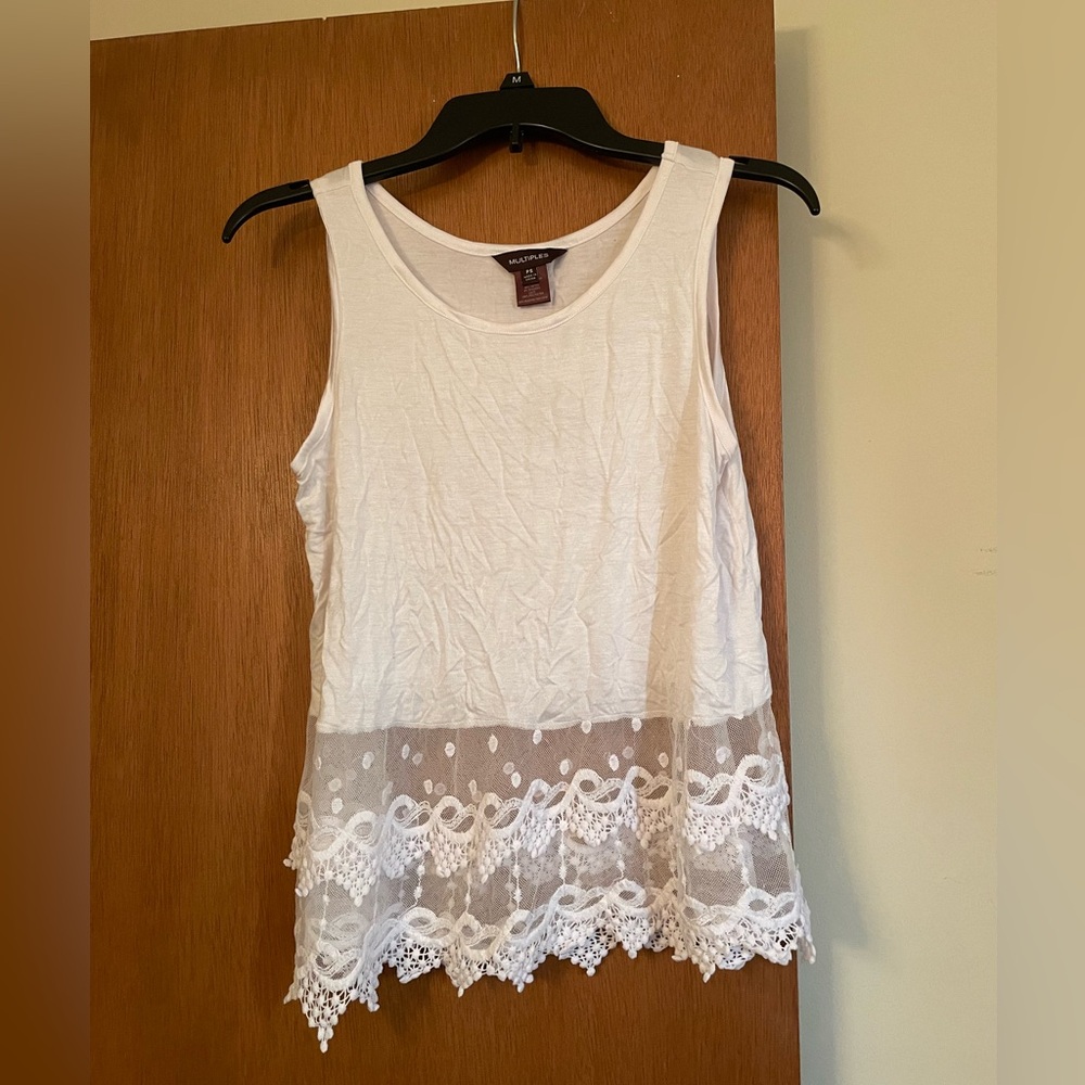 White tank top